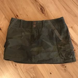 American Eagle Camo Mini Skirt